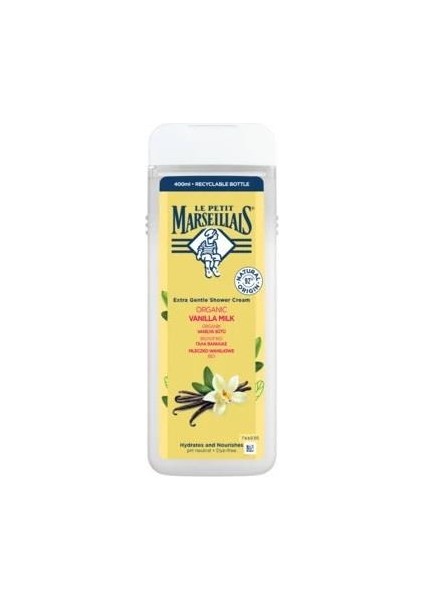Duş Jeli Organik Vanilya Milk 400 ml