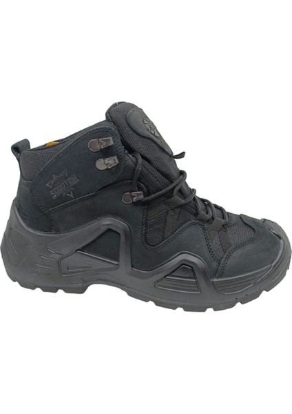 Deri Siyah Erkek Su Geçirmez Tactical Bot P1492NS