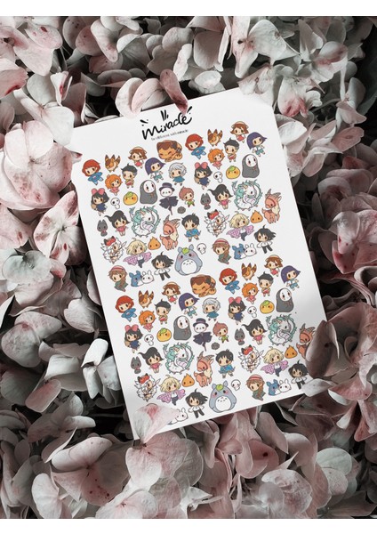 Anime Mix Tırnak Dövmesi Tırnak Tattoo Nail Art Tırnak Sticker