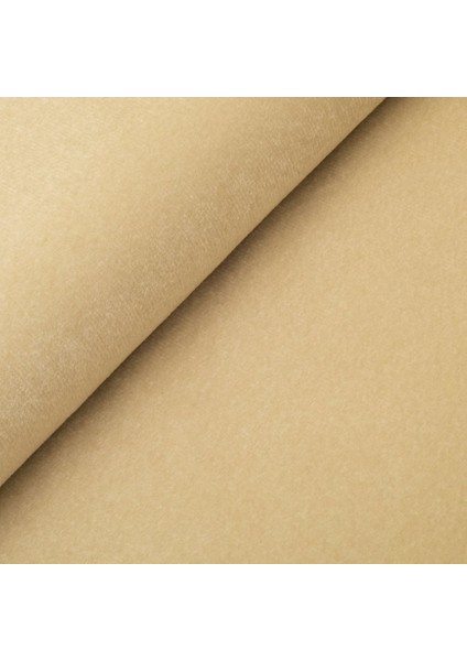 Yönsüz Kadife Döşemelik Kumaş - Krem