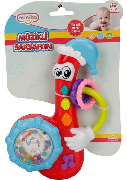 Sesli ve Işıklı Saksafon Çıngırak
