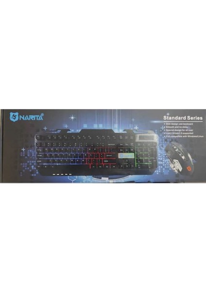 GX-550 Kablolu Q Klavye Mouse Set