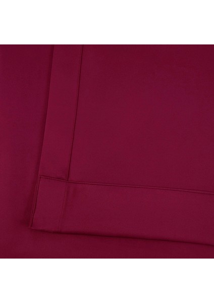Taç Vişne Karartma Blackout Fon Perde, 1/2,5 Normal Pile, Tek Kanat, 50 x 260 cm indirimleri