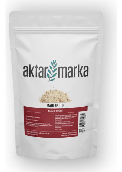 Aktar Marka Mahlep Toz 50 gr