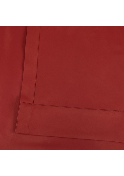 Taç Kırmızı Karartma Blackout Fon Perde, 1/2,5 Normal Pile, Tek Kanat, 90 x 240 cm fırsatları