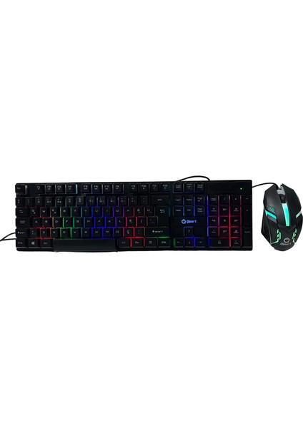 Qpart GM14 Oyuncu Klavye & Mouse Set