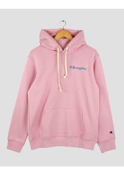 Champion Regular Kapüşonlu Sweatshirt Pembe