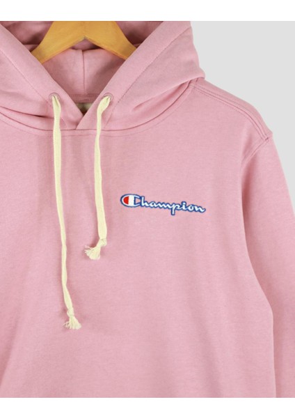 Champion Regular Kapüşonlu Sweatshirt Pembe