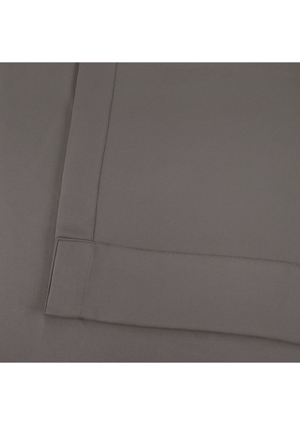 Taç Gri Karartma Blackout Fon Perde, 1/3 Sık Pile, Tek Kanat, 90 x 240 cm fırsatları