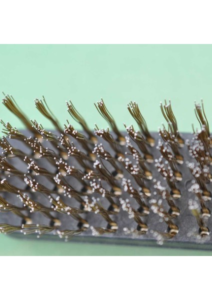 Metal Tel Fırça Plastik Saplı Pas Kir Sökme Temizleme Fırçası