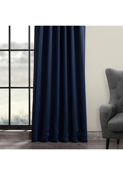 Taç Lacivert Karartma Blackout Fon Perde, 1/2,5 Normal Pile, Tek Kanat, 70 x 250 cm fiyatları