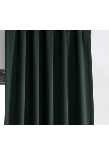 Taç Siyah Karartma Blackout Fon Perde, 1/2 Seyrek Pile, Tek Kanat, 50 x 250 cm indirimleri
