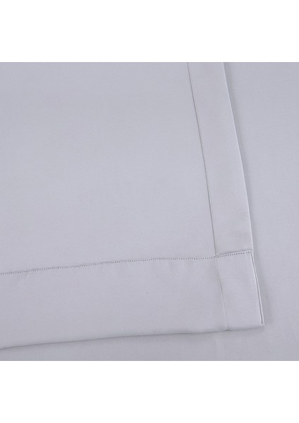 Taç Açık Gri Karartma Blackout Fon Perde, 1/2 Seyrek Pile, Tek Kanat, 50 x 240 cm