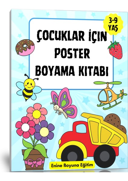 Çocuklar Için Poster Boyama Kitabı