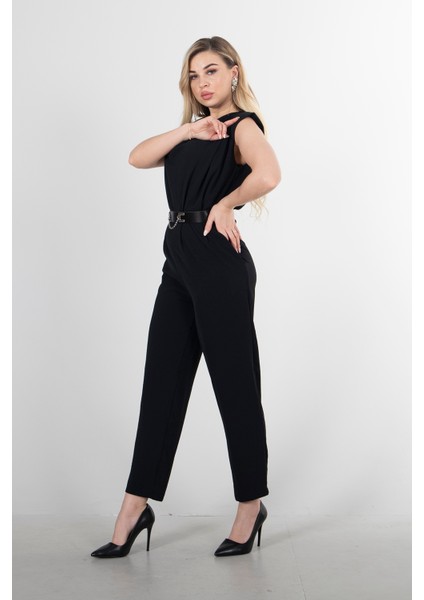 Siyah Degaje Yaka Tulum 4203453.01 indirimleri