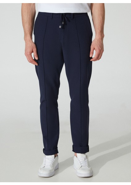Lacivert Erkek Bağlamalı Chino Pantolon DASKA modelleri