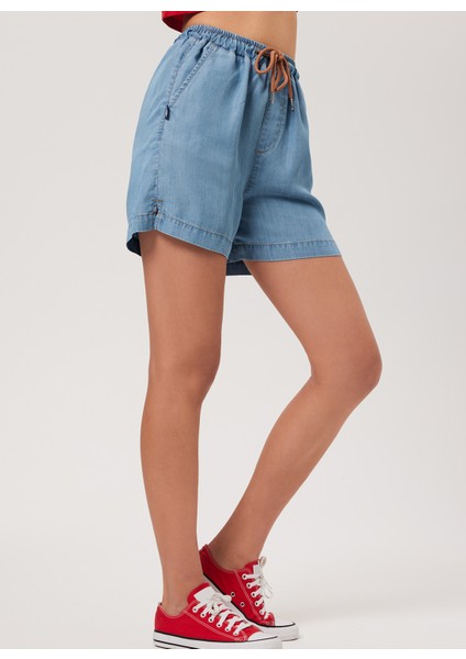 Yüksek Bel Regular Fit Kadın Denim Şort 232 Lcf 121027 Nancy 2 Denım modelleri