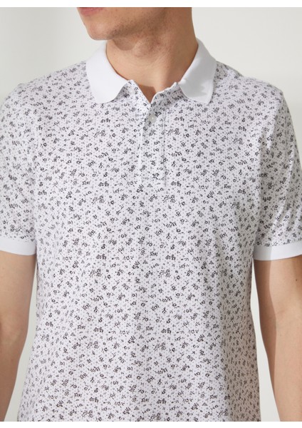 Polo Yaka Beyaz Erkek T-Shirt 232 Lcm 242036 Newbernard Beyaz indirimleri