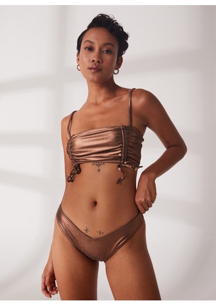 People By Fabrika Bronz Kadın Bikini Takım 221256