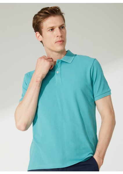 Polo Yaka Petrol Erkek T-Shirt 4A9000000001 fiyatları