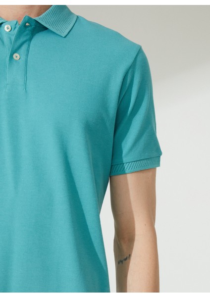 Polo Yaka Petrol Erkek T-Shirt 4A9000000001 modelleri
