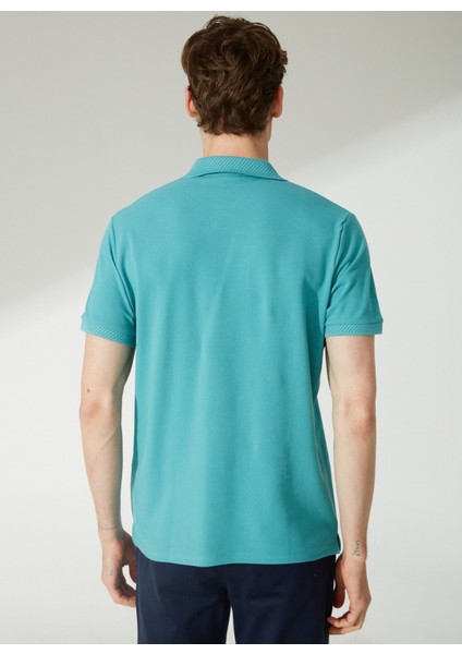 Polo Yaka Petrol Erkek T-Shirt 4A9000000001 fırsatları