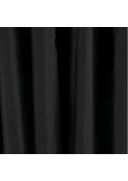 Siyah Karartma Blackout Fon Perde, 1/3 Sık Pile, Tek Kanat, 70 x 260 cm