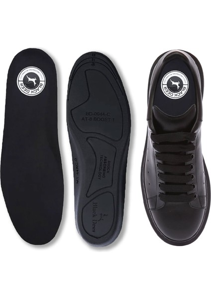 N20 Yumuşak Ortopedik Tabanlığı,Rahat Tabanlık,Konfor Tabanı,Darbe Emici,Erkek,Kadın, Siyah