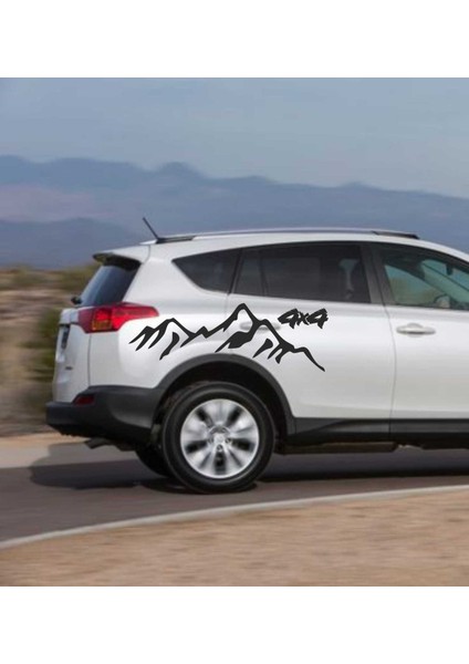 Off Road 4x4 Adventure Offroad 2 Adet Sticker 00123 150X50 cm