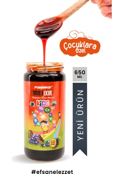 Multixir Kids Multivitamin ve Mineral Içeren Ixir Karışımı 650 gr