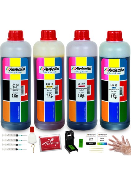 Istediğiniz Model Kartuş ve Yazıcı Için Mürekkep Dolum Seti 4X1000 Ml. 50.000 Sf.
