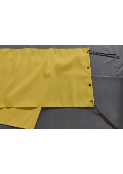 Sarı Su Geçirmez Oxford Kumaş Dekoratif Gölgelik 0.5m x 10M