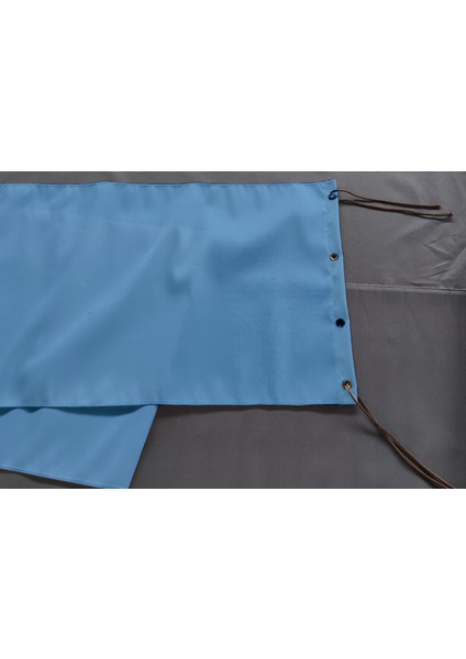 Mavi Su Geçirmez Oxford Kumaş Dekoratif Gölgelik 0.5m x 3m modelleri