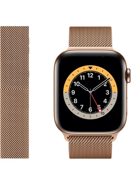 Apple Watch 3 4 5 6 7 8 Se Ulltra 49MM 45MM 44MM 42MM Kordon Hasır Metal Kayış Hpy-01 Voyometal fiyatları