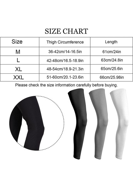 3 Çift Tam Sıkıştırmalı Bacak Kolluğu Uv Koruması Doğa Sporları Bisiklet, 3 Renk, M (Yurt Dışından) fiyatları