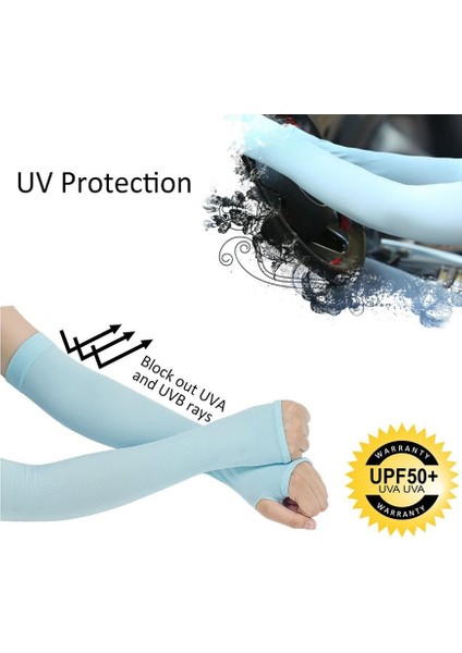 5 Çift Atletik El Kılıfı Soğutma Uv Korumalı Kol Kılıfları, 5 Renk (Yurt Dışından) indirimleri