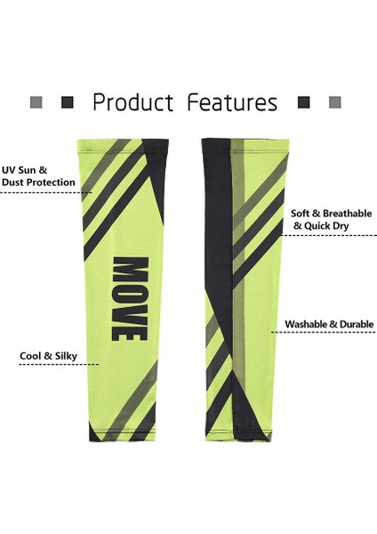 Erkekler Kadınlar Için 4 Çift Uv Güneş Korumalı Kol Kolluğu, M, Style3 (Yurt Dışından)