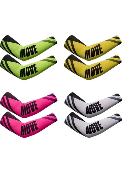 Erkekler Kadınlar Için 4 Çift Uv Güneş Korumalı Kol Kolluğu, M, Style3 (Yurt Dışından) fiyatları