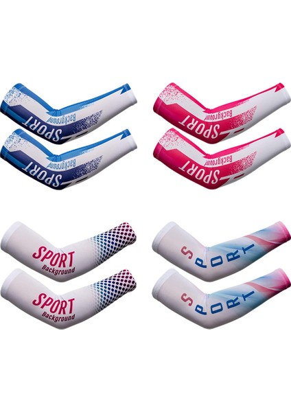 Erkekler Kadınlar Için 4 Çift Uv Güneş Korumalı Kol Kolluğu，m,style1 (Yurt Dışından) fiyatları