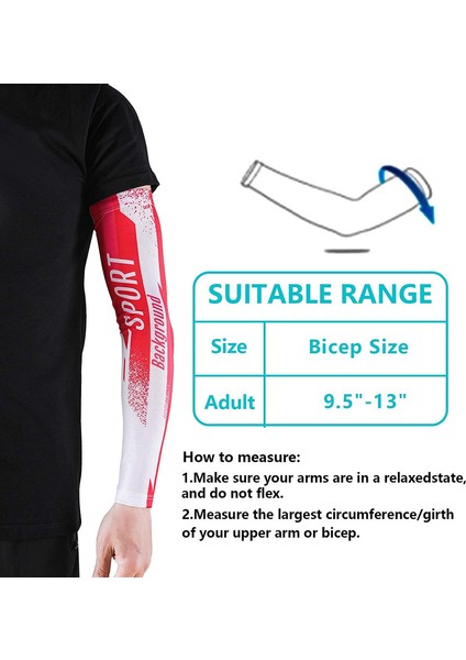 Erkekler Kadınlar Için 4 Çift Uv Güneş Korumalı Kol Kolluğu，m,style1 (Yurt Dışından) indirimleri