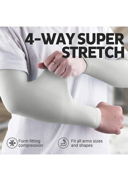 5 Çift UPF50+ Güneş Uv Korumalı Kol Için Soğutma Kılıfı (Gri) (Yurt Dışından) modelleri