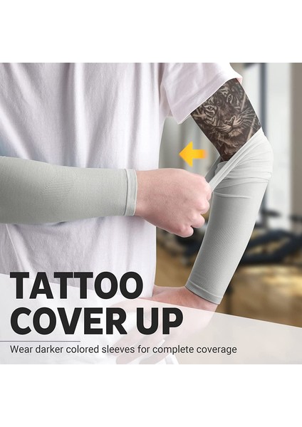 5 Çift UPF50+ Güneş Uv Korumalı Kol Için Soğutma Kılıfı (Gri) (Yurt Dışından) fırsatları