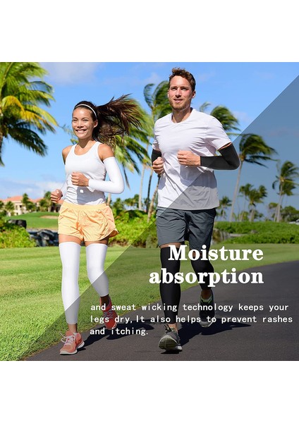 3 Çift Sıkıştırma Bacak Kollu Tam Boy Erkekler Kadınlar Için 3 Çift Soğutma Güneş Kollu (Yurt Dışından) fırsatları