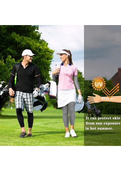 3 Çift Sıkıştırma Bacak Kollu Tam Boy Erkekler Kadınlar Için 3 Çift Soğutma Güneş Kollu (Yurt Dışından) indirimleri