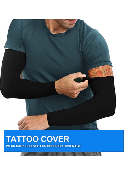 Erkekler ve Kadınlar Için 2 Çift Güneş Koruma Kolluğu (Siyah) (Yurt Dışından) indirimleri