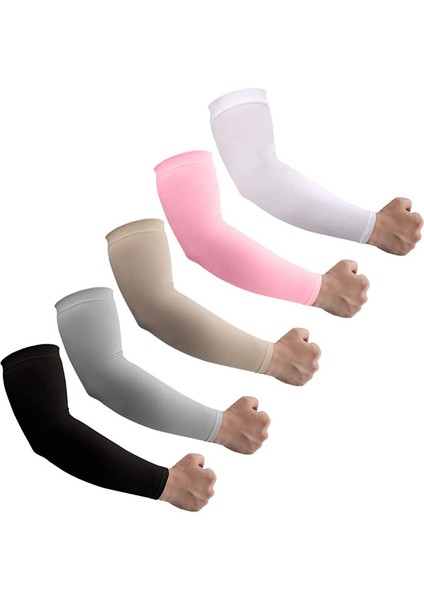 5 Çift UPF50+ Güneş Uv Korumalı Kol Için Soğutma Kılıfları (5 Renk) (Yurt Dışından) fiyatları