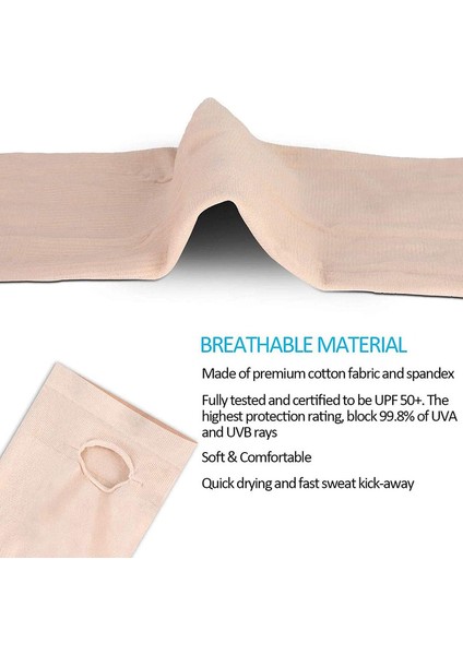 3 Çift Atletik El Kılıfı Soğutma Uv Korumalı Kol Kılıfı (Bej) (Yurt Dışından) modelleri