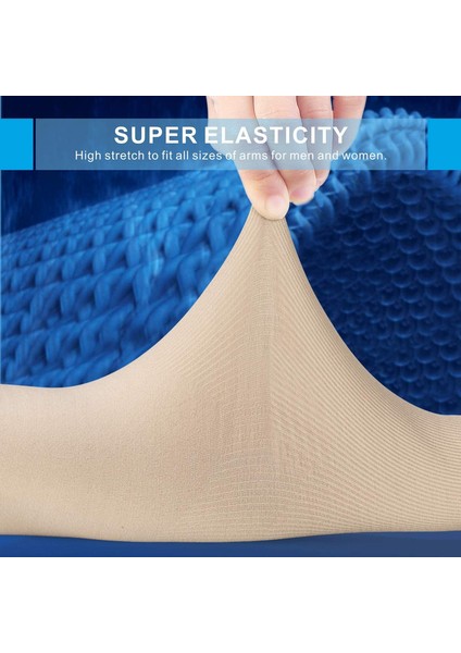 2 Çift Güneş Korumalı Soğutma Kolluğu Sıkıştırma (Açık Bej) (Yurt Dışından) modelleri