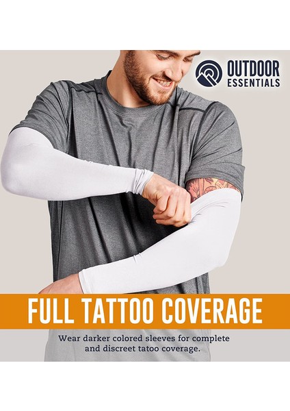 Erkekler ve Kadınlar Için 6 Çift Uv Güneş Koruma Kolluğu-Spor Sıkıştırma Soğutma Kolluğu（beyaz） (Yurt Dışından) modelleri