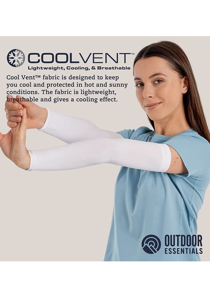 Erkekler ve Kadınlar Için 6 Çift Uv Güneş Koruma Kolluğu-Spor Sıkıştırma Soğutma Kolluğu（beyaz） (Yurt Dışından) indirimleri